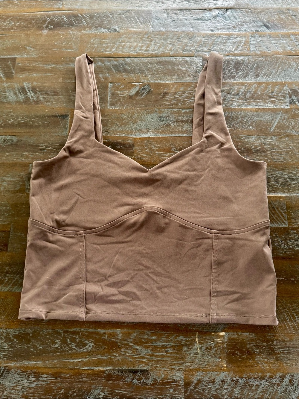 Abercrombie & Fitch Brown Crop Tank Top